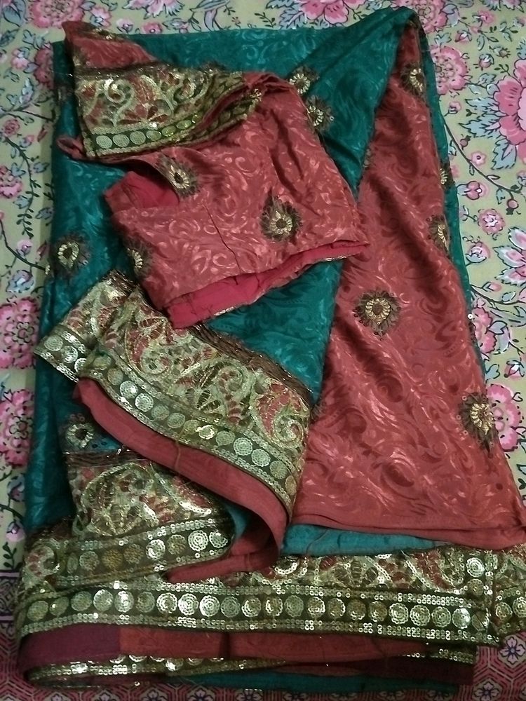 Nice Combination Saree