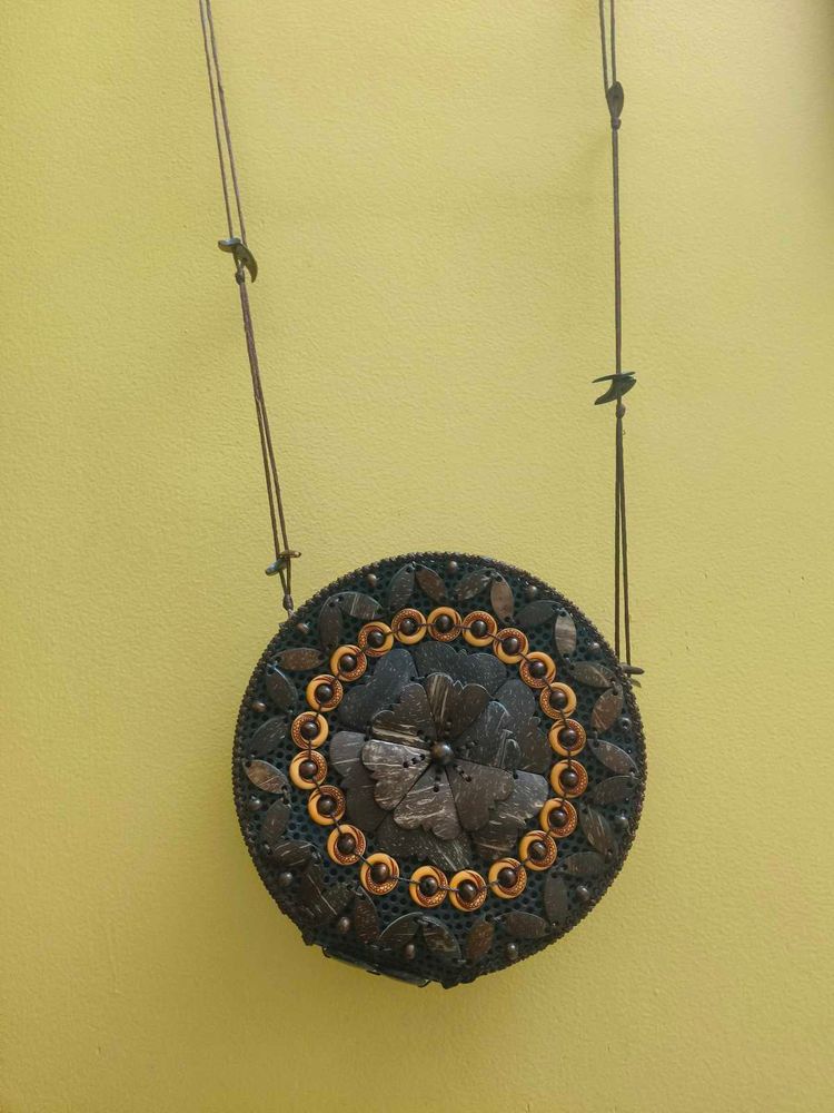 #not used#Unique Round Clutch Bag
