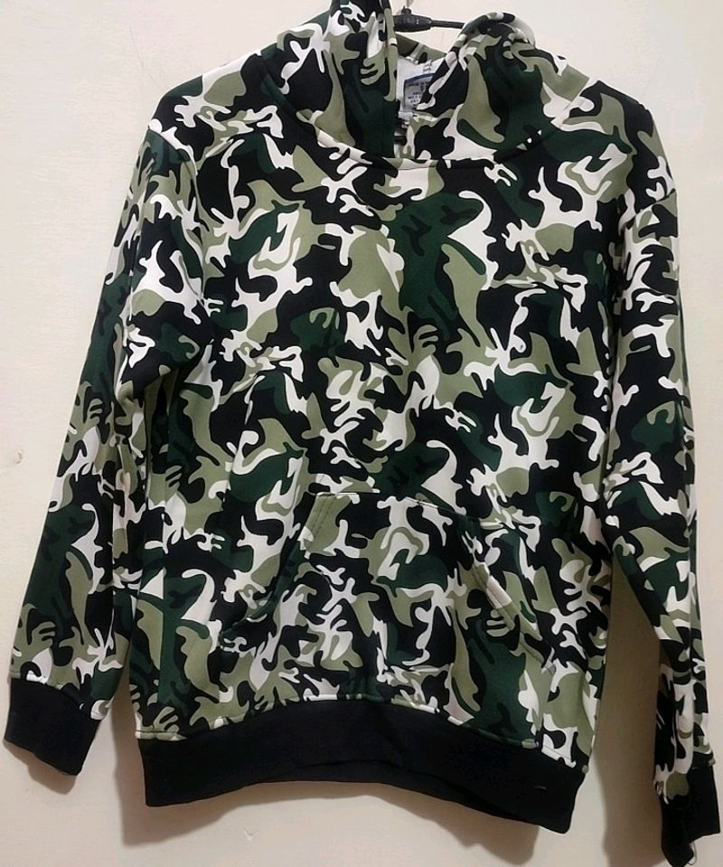 Multi Print Hoodie Sweatshirt For Baby Boy