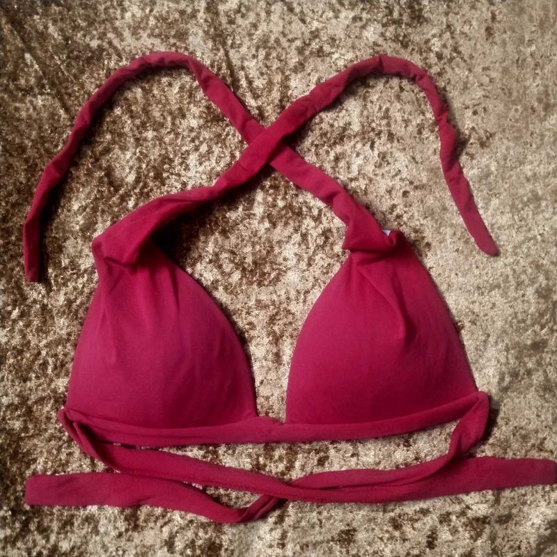 Padded Halter Neck Bikini Top
