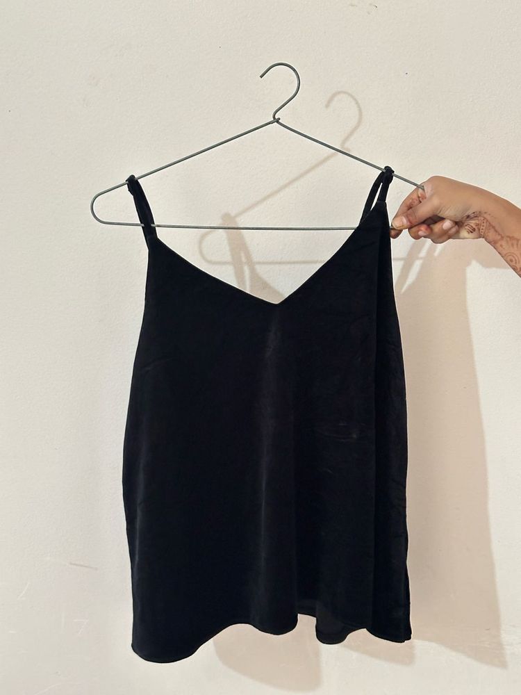 Black crop Top