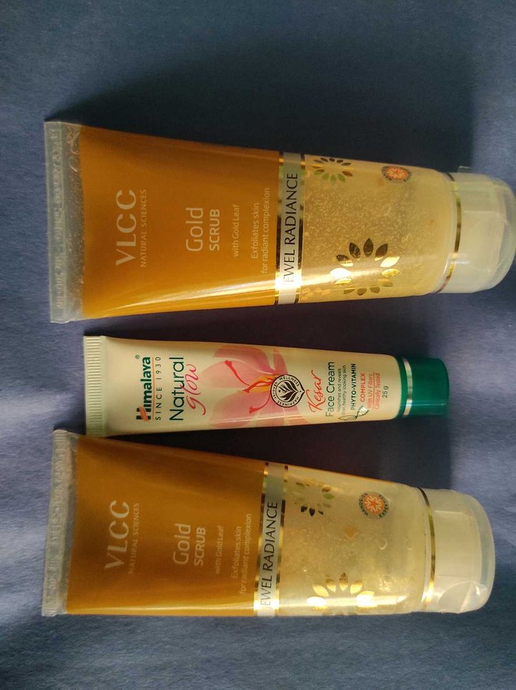 VLCC Gold Scrub &amp; Himalaya Face Cream