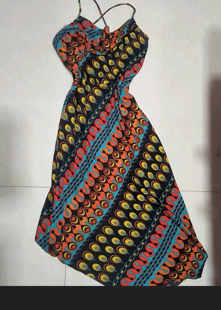 Bohemian Print Maxi Dress
