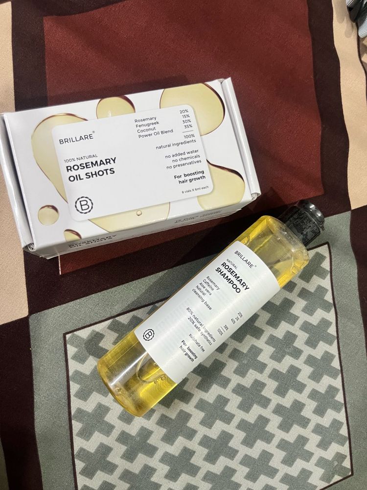 Sealed New Brillare Rosemary Hair Care Set
