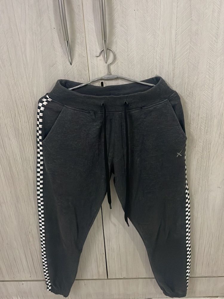 Hrx Checkerboard Trim Joggers
