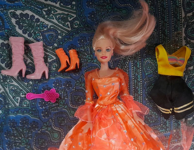 👸COMBO Fashion Model Princess Blonde Hair Barbie