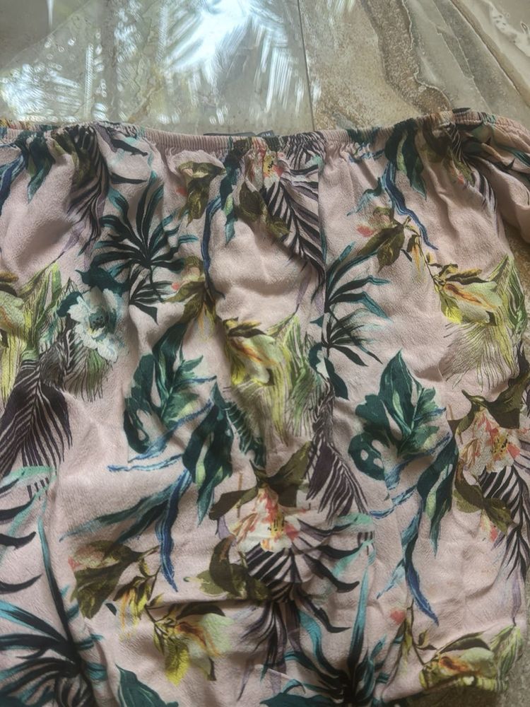 floral crop top