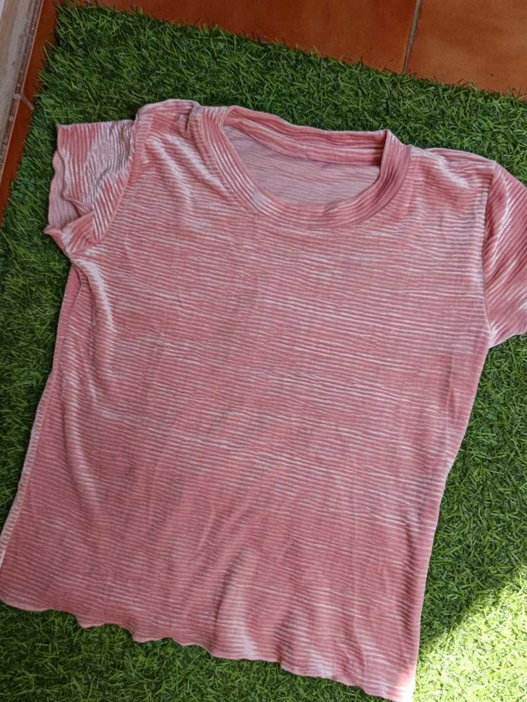 Striped Pink T-Shirt