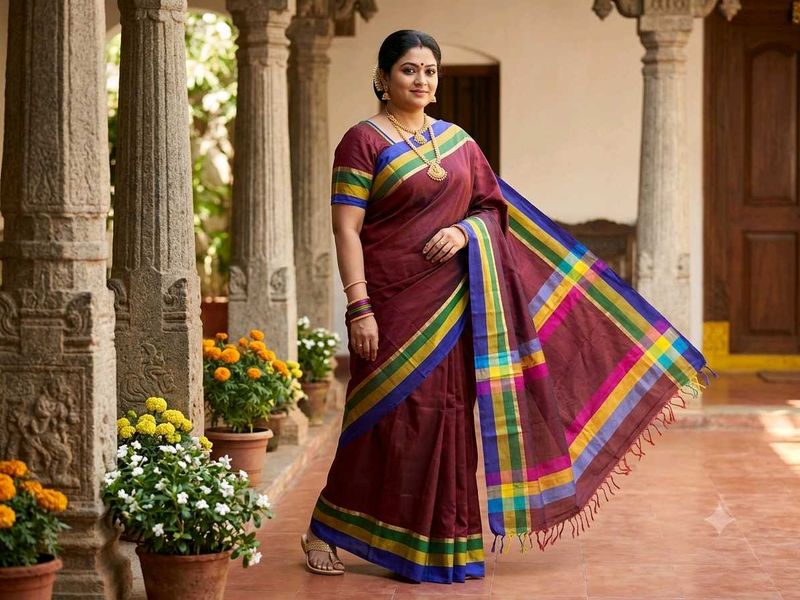 Pure Uppada Silk Saree w blouse