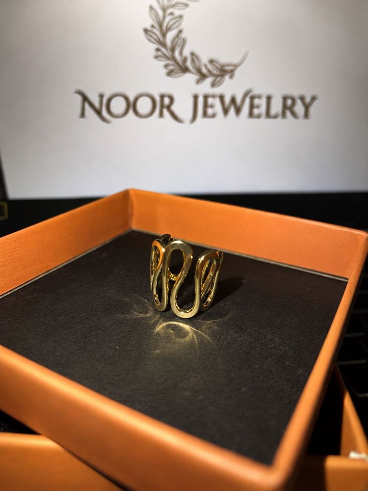 Unique Gold Tone Statement Ring