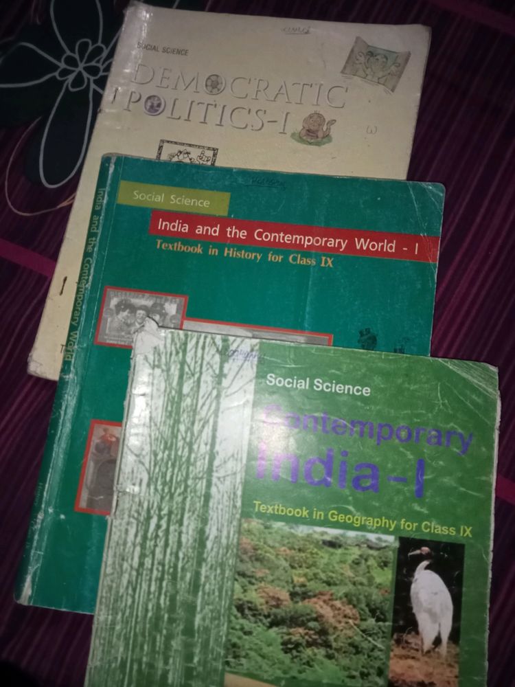 Combo Of Class IX, S.S.T Books