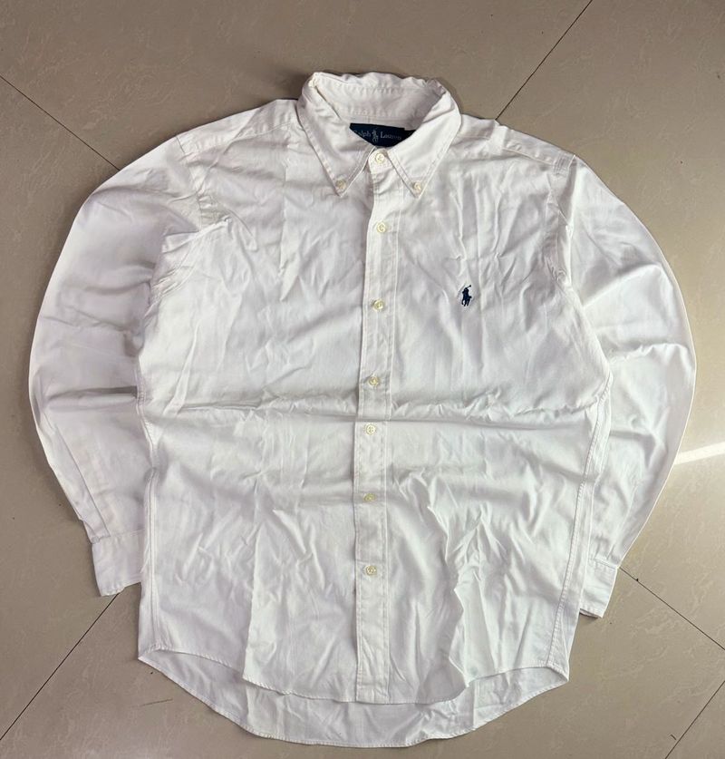 Classic White Polo Ralph Lauren Shirt