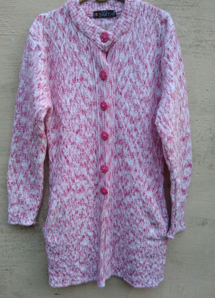 Trendy Woolen Long Sweater