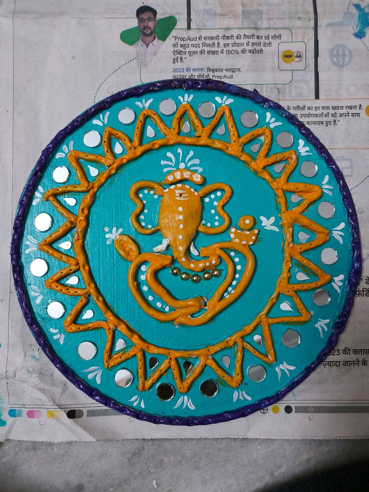 Ganesha Lippan Art