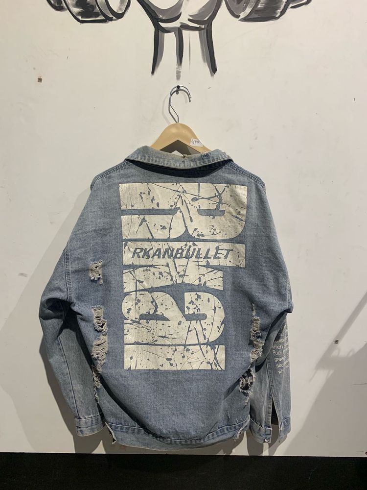 Ripped Denim Jacket