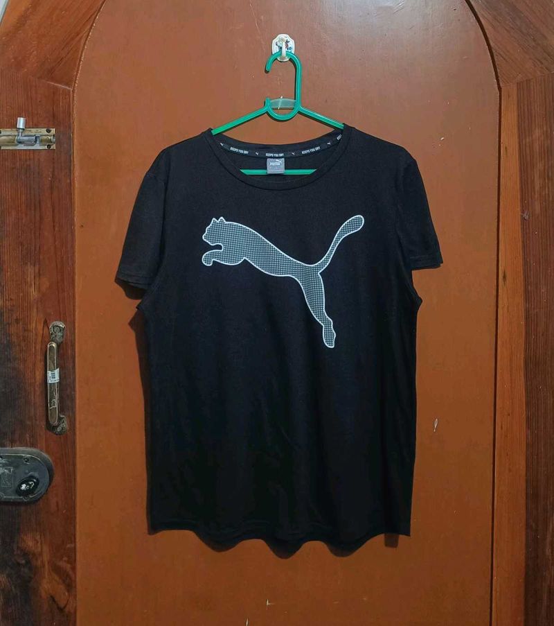 Puma Black Graphic T-Shirt