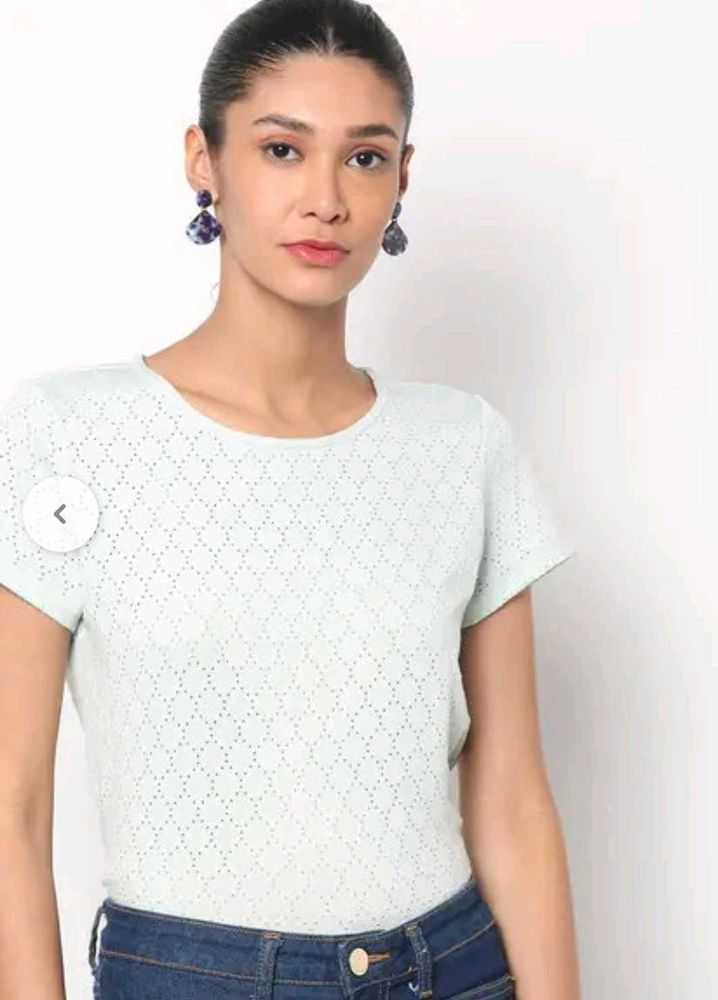 Cute Light Green Top