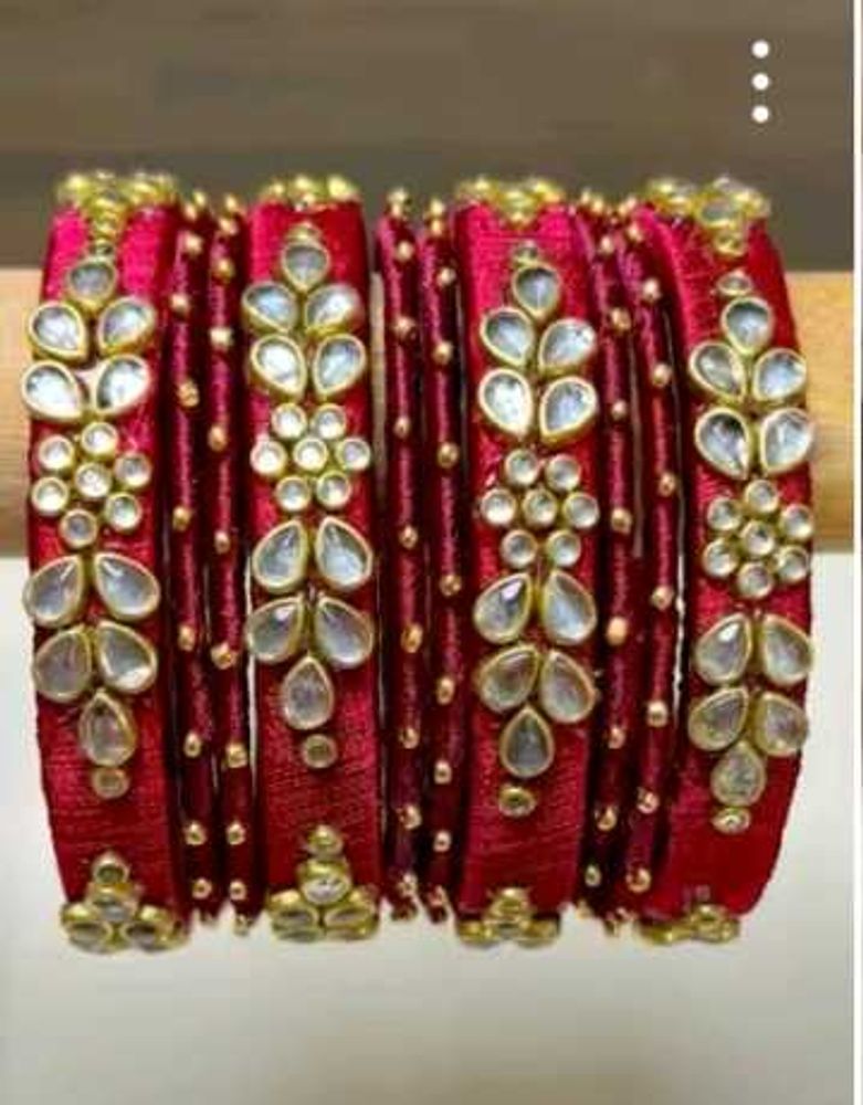 Thread Bangles (Set of 12)
