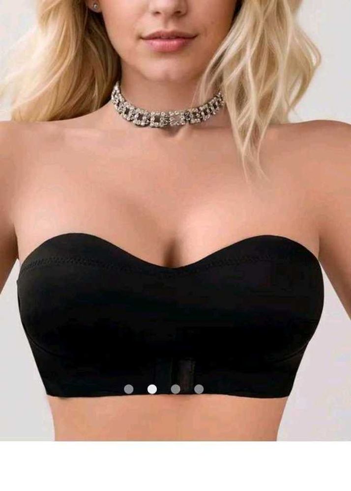 Black Strapless Bra