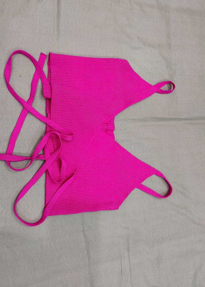 Hot Pink Bikini Top