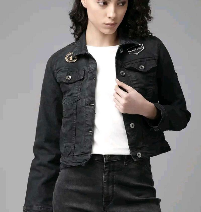 Roadster Lifestyle Co. Black Denim Jacket