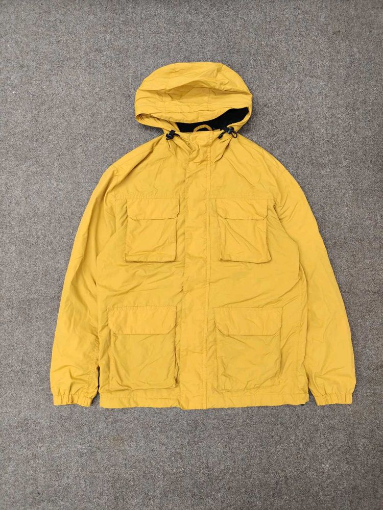 Vintage Yellow Hooded Jacket
