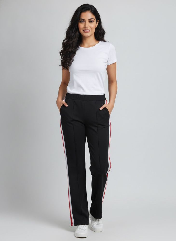 Zara Black Straight -Leg Trouser