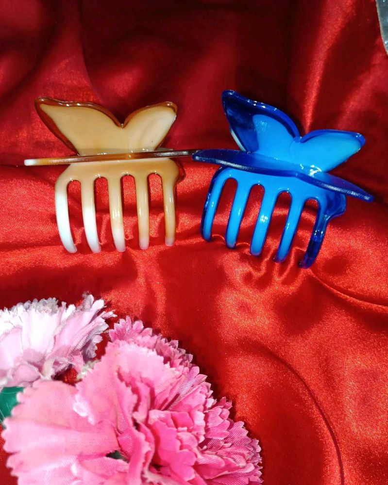 Butterfly Hair Claw Clips