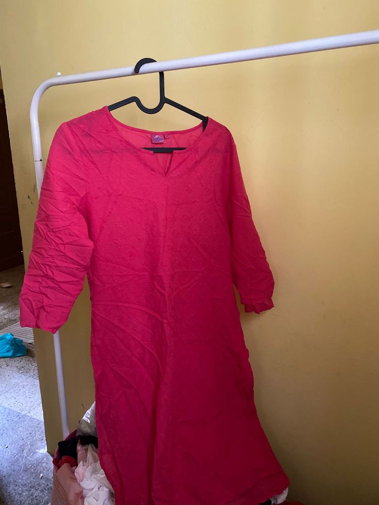 Vibrant Pink Kurta