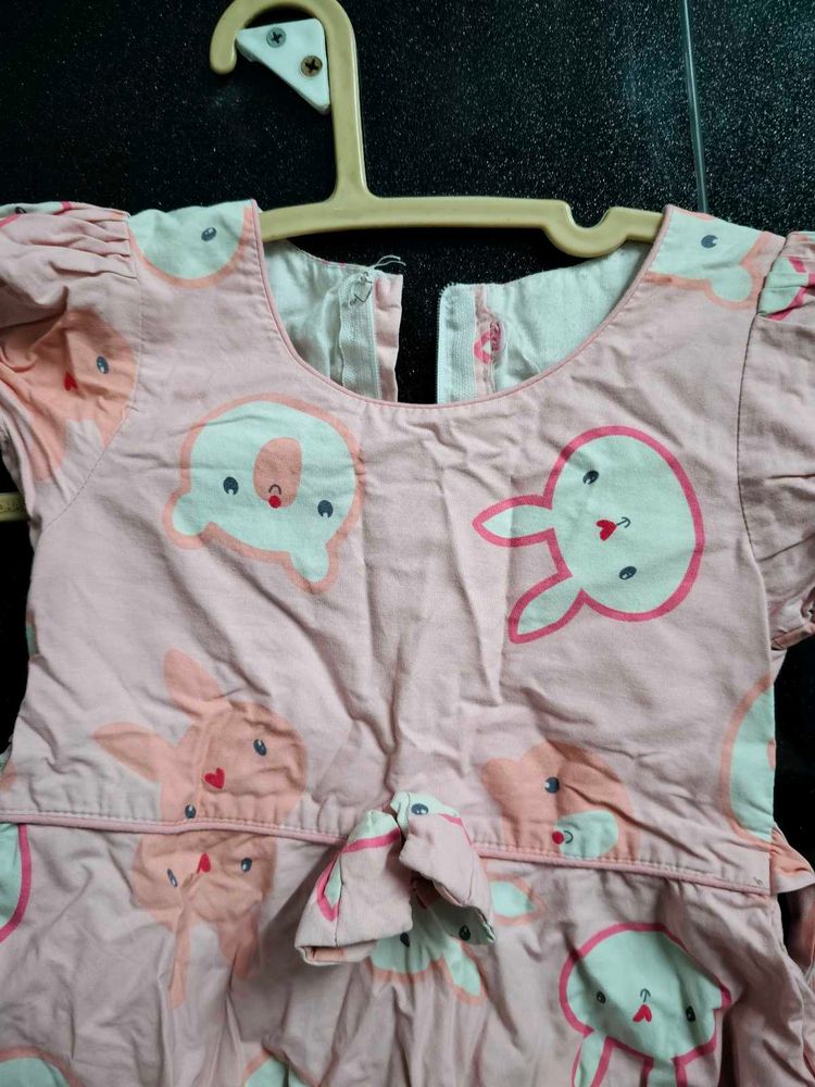 Cute Pink Bunny Dress