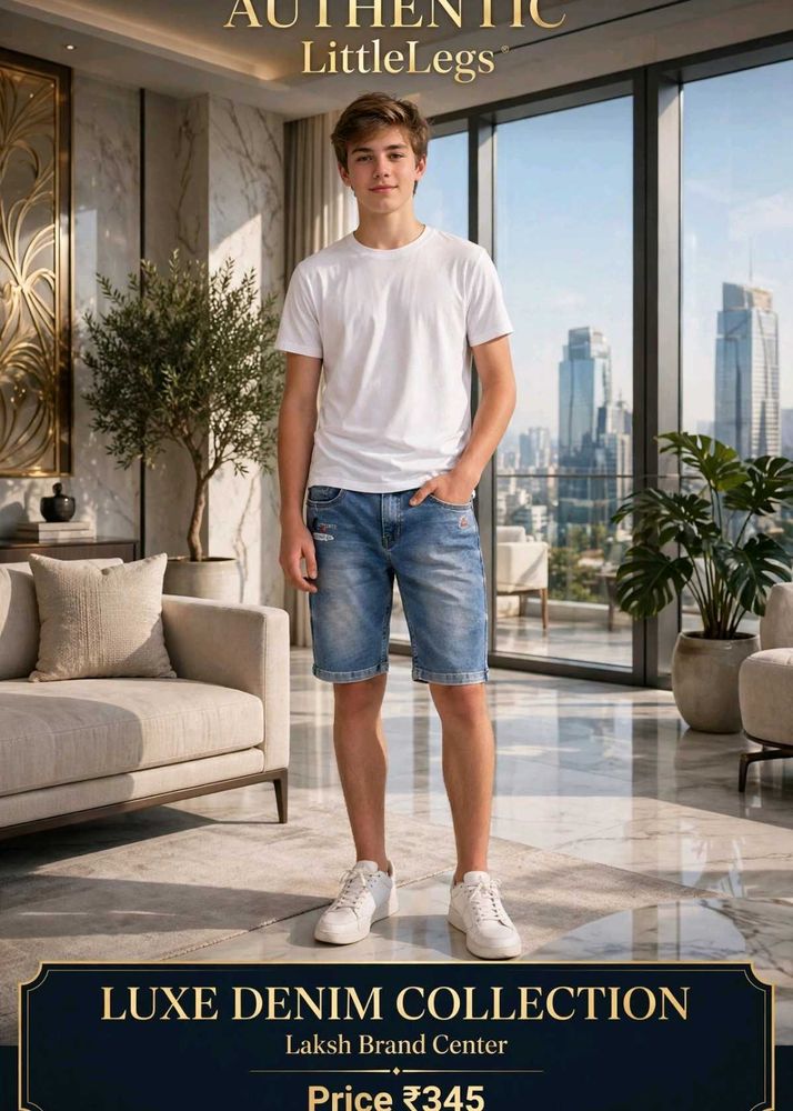 Denim Shorts for Teenager