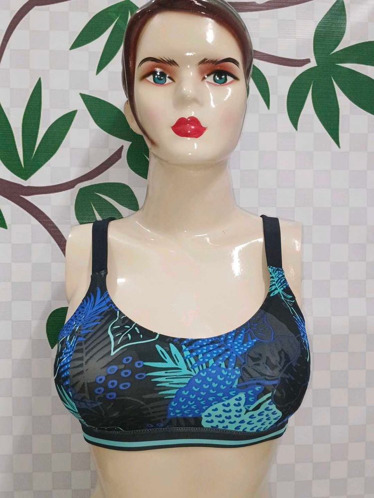 (200)Printed Sports Bra