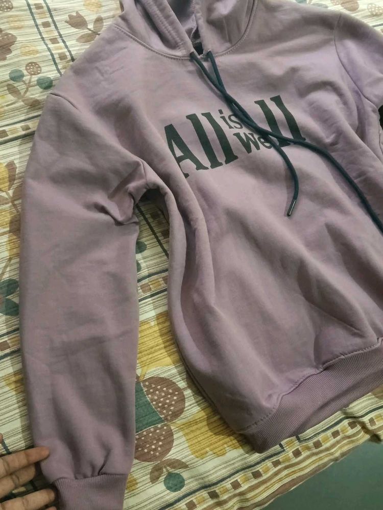 Purple Graphic Hoodie