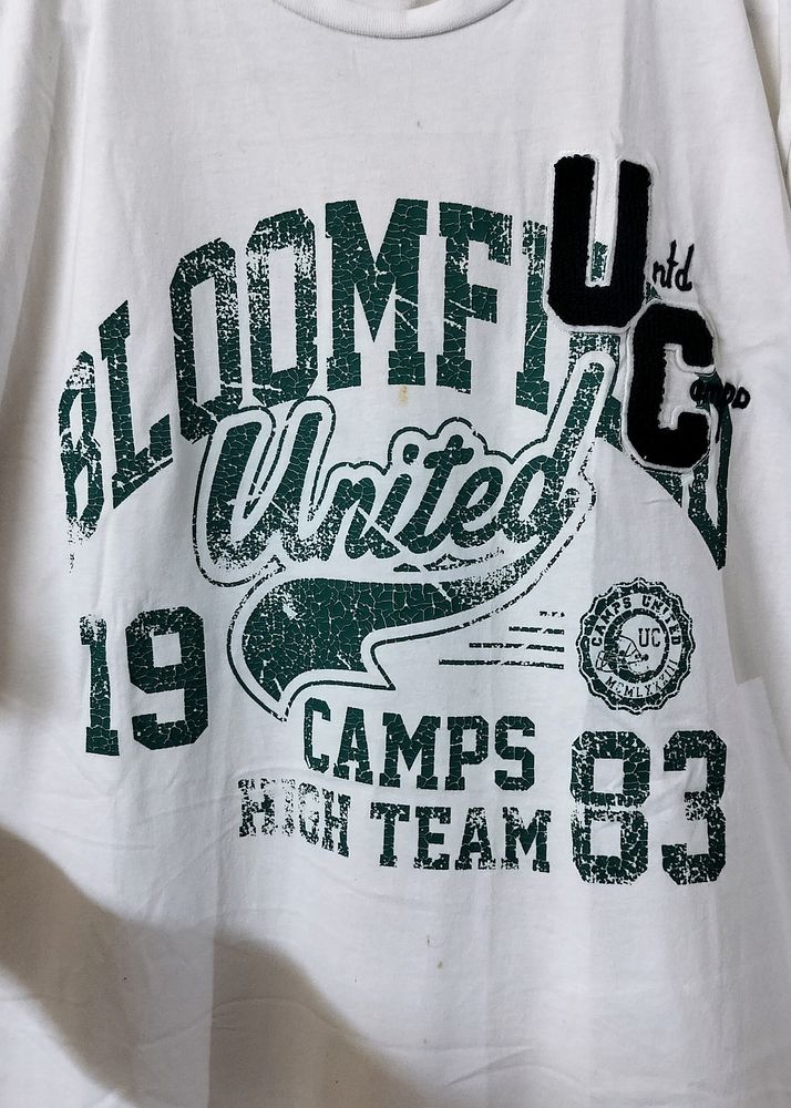 White Cotton Oversized T-Shirt