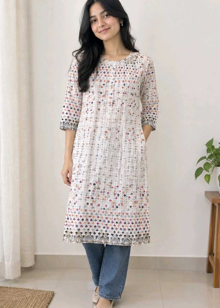white kurti