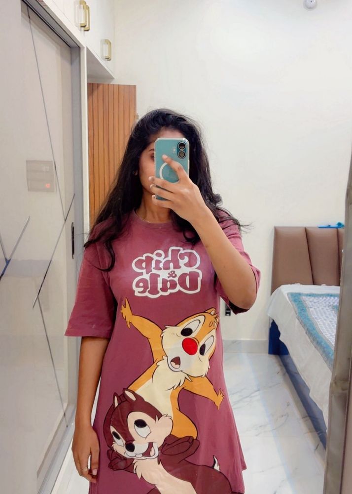 Chip &amp; Dale Graphic Tee Dress