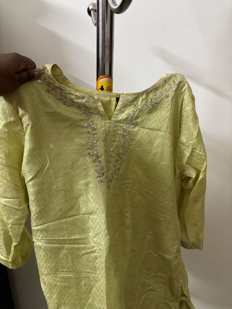 Elegant Light green Kurta