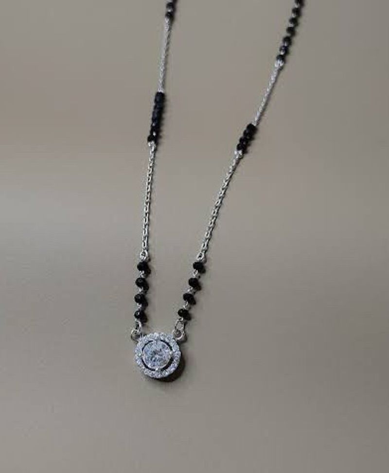 92.5 Pure Silver Mangalsutra