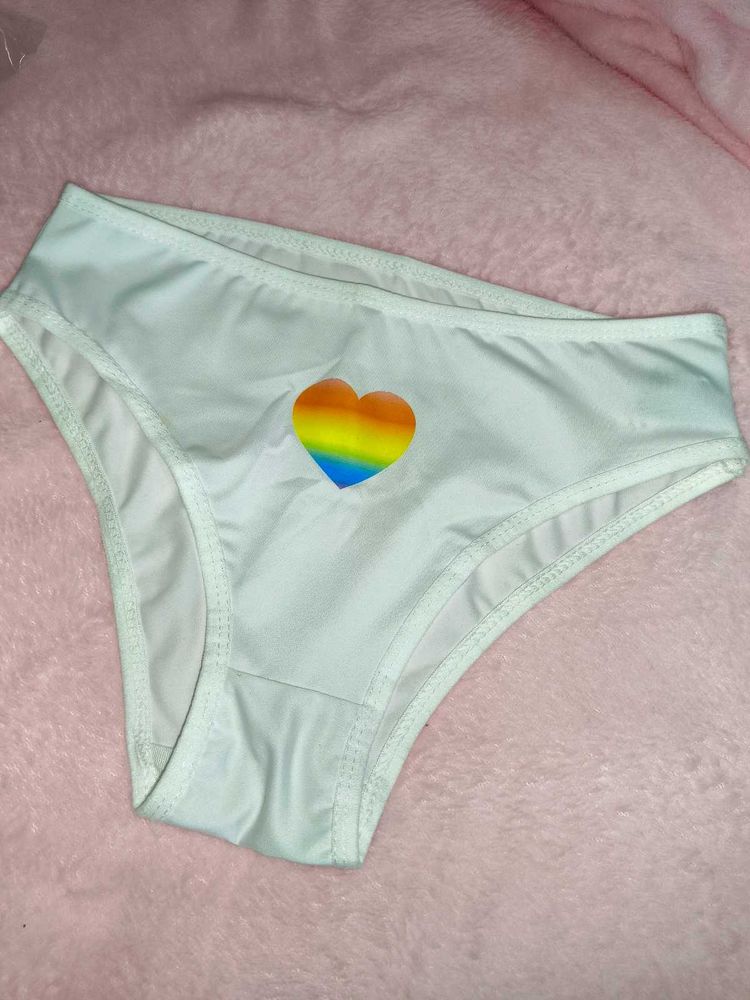 Rainbow Heart Briefs