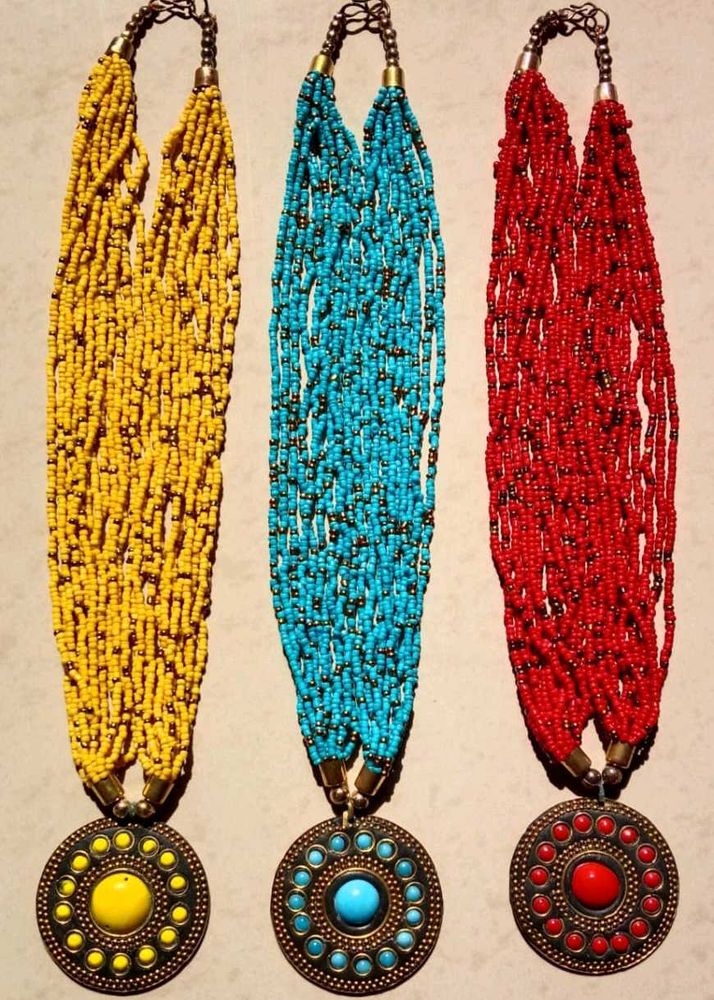 Boho Beaded Statement Necklaces