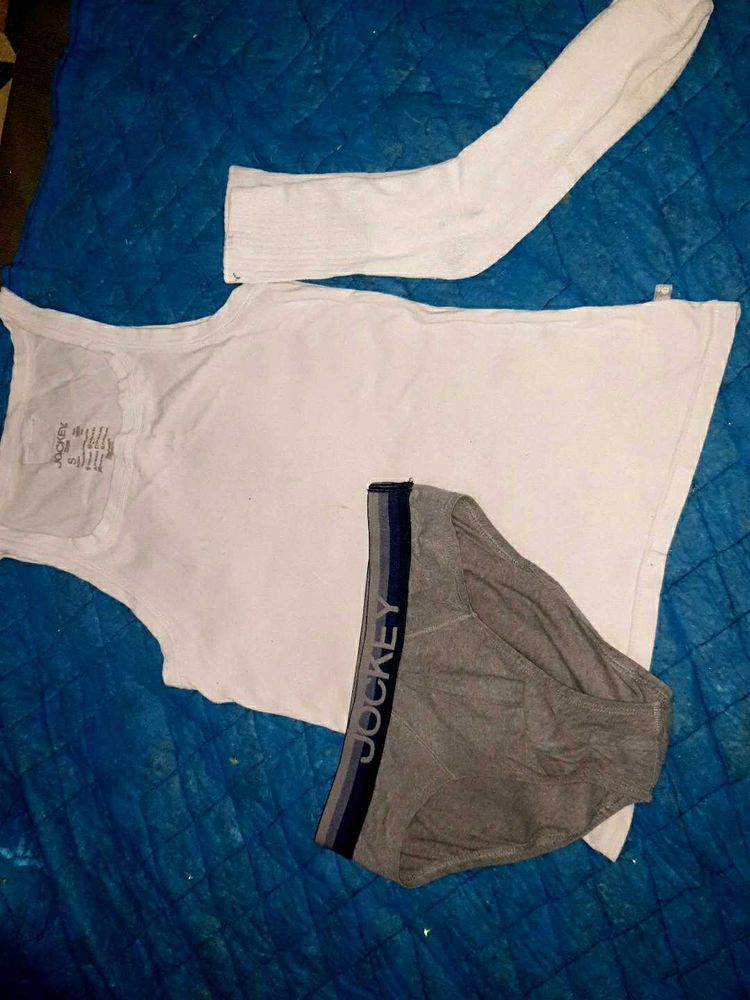 Jockey Undershirt, Briefs, and Socks Set