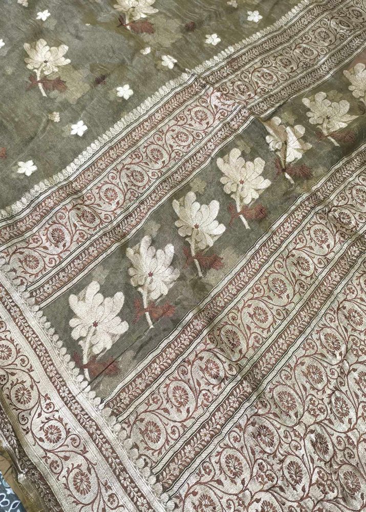 vintage pure Tissue saree