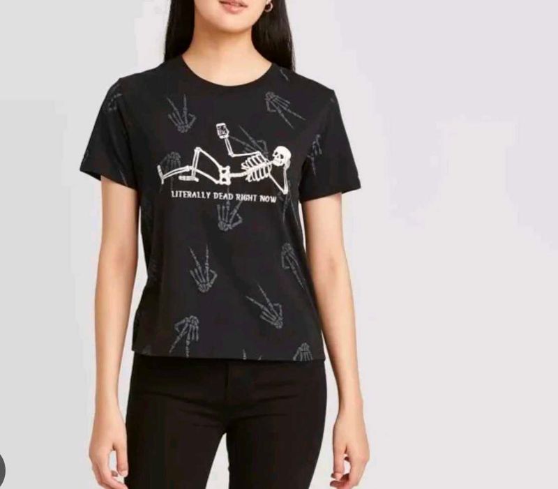 I. Skeleton "Literally Dead Right Now" T-Shirt