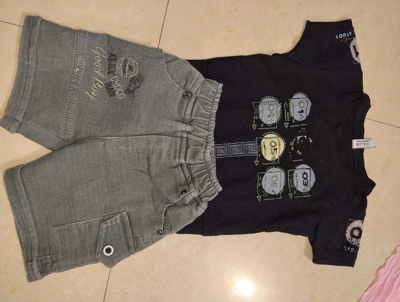 Cute Boys T-Shirt and Shorts Set