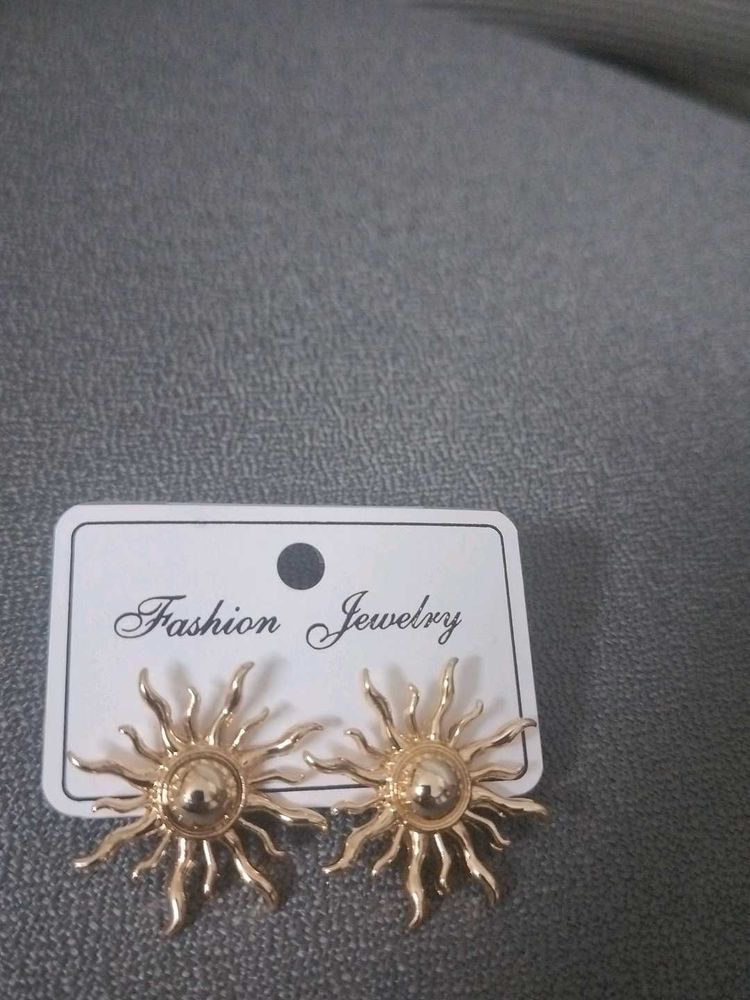 Sunburst Earrings - Unique Statement Jewelry