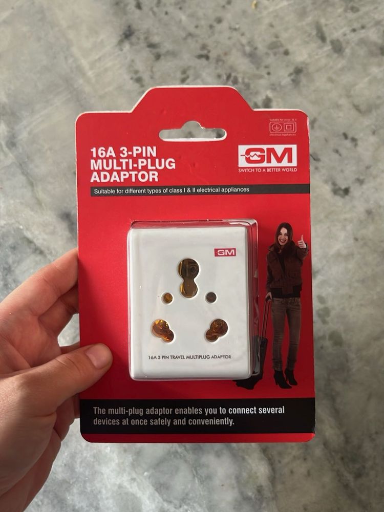 GM 16A 3-PIN Multi-Plug Adaptor