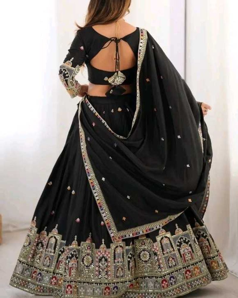 Black Lehenga Choli Set