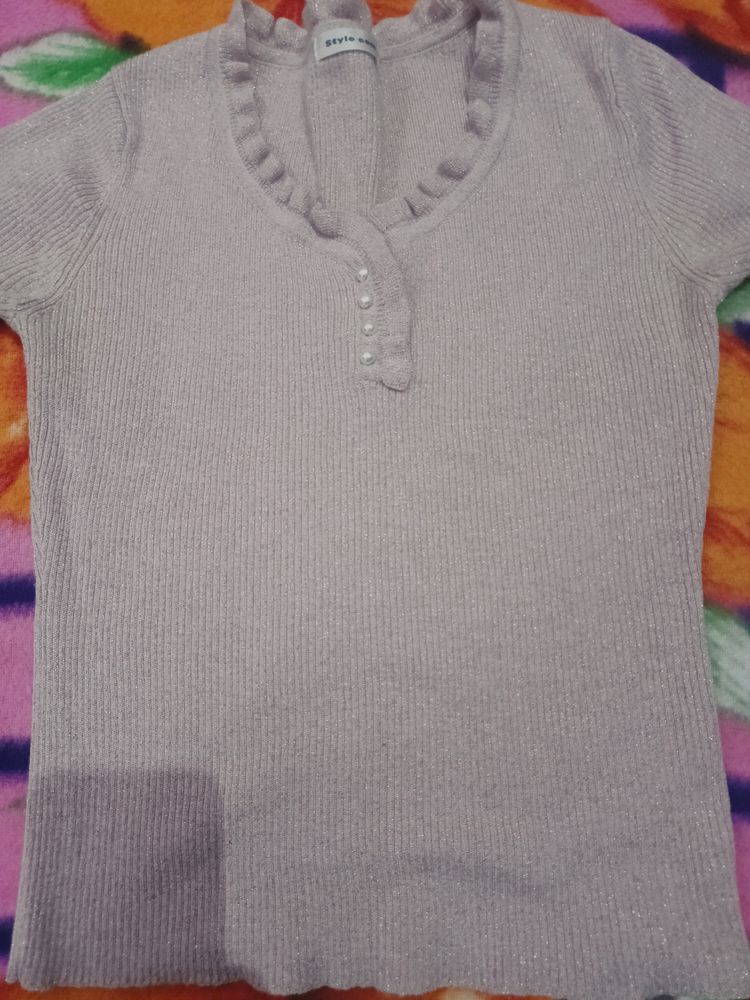 Shimmer Winter Top