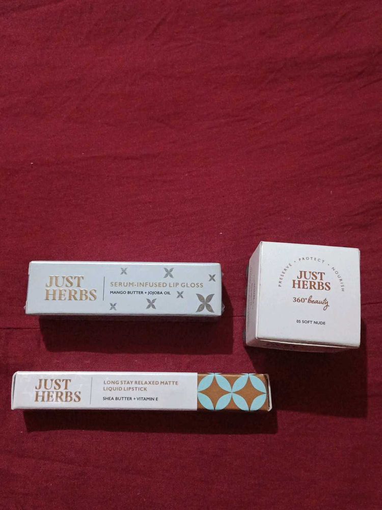 Just Herbs Lip Gloss &amp; Lipstick