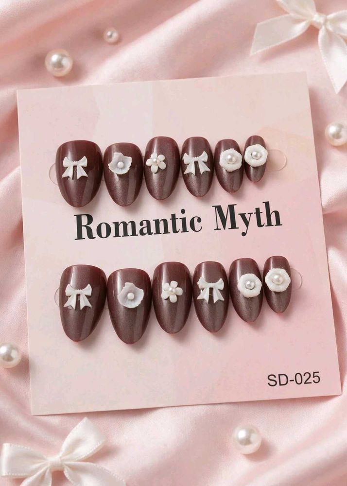 Handmade press on nail set...